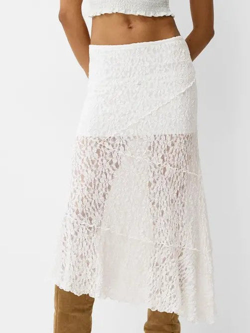 Lace Midi Skirt