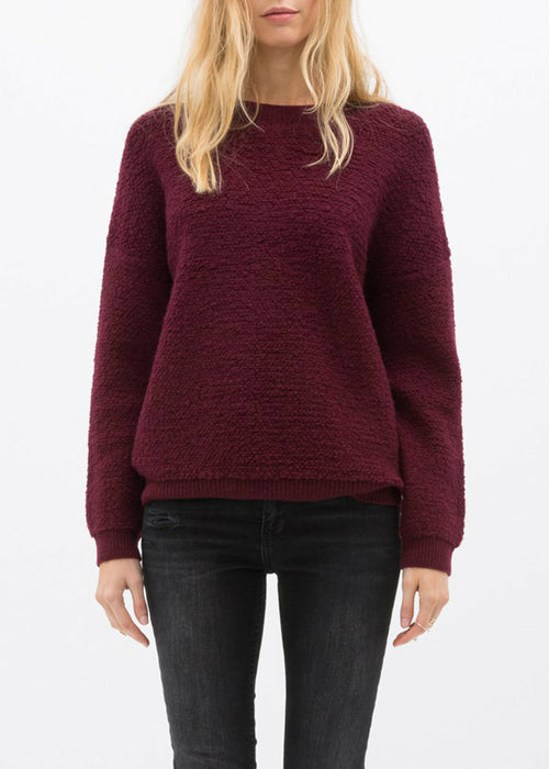 Rag Wool Knit Crew Neck Sweater