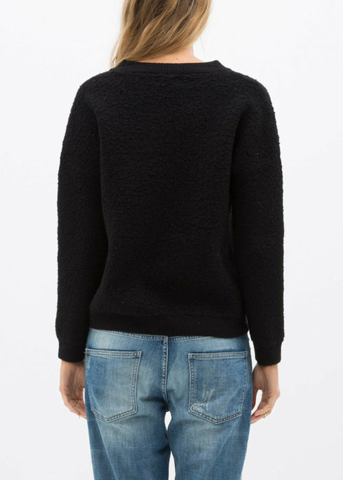Rag Wool Knit Crew Neck Sweater