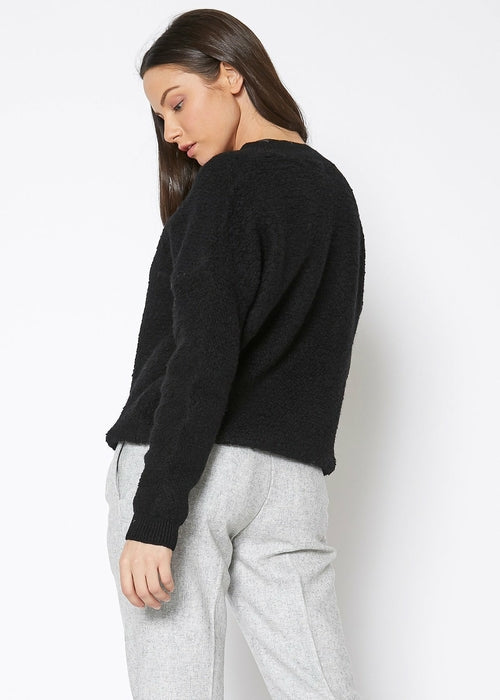 Rag Wool Knit Crew Neck Sweater
