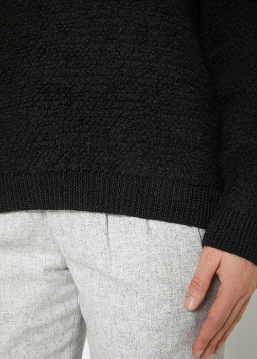 Rag Wool Knit Crew Neck Sweater