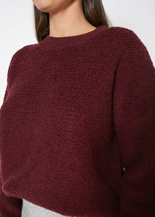 Rag Wool Knit Crew Neck Sweater