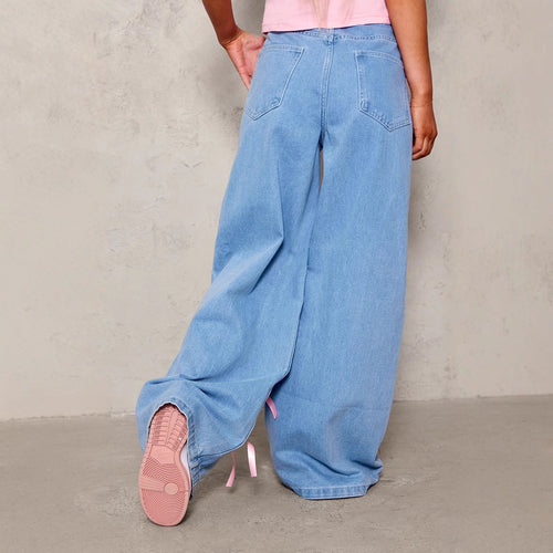 Bow High Waist Wide Leg Jeans – Haute Edition 25