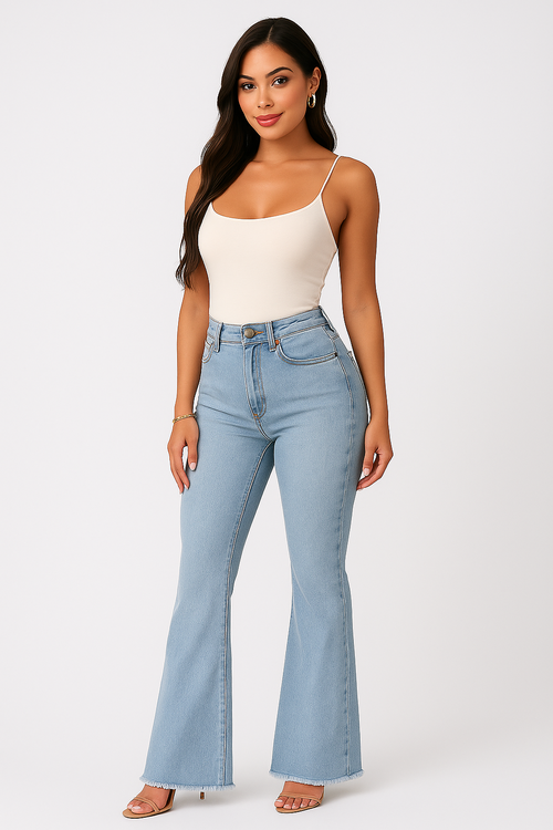 RetroCurve™ – Vintage Flare Bootcut Jeans