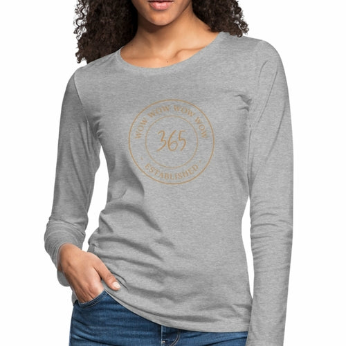 Womens Graphic Tee - Wow 356 Established Long Sleeve T-shirt